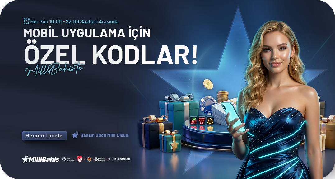 MOBİL UYGULAMAYA ÖZEL SÜPRİZ KOD 